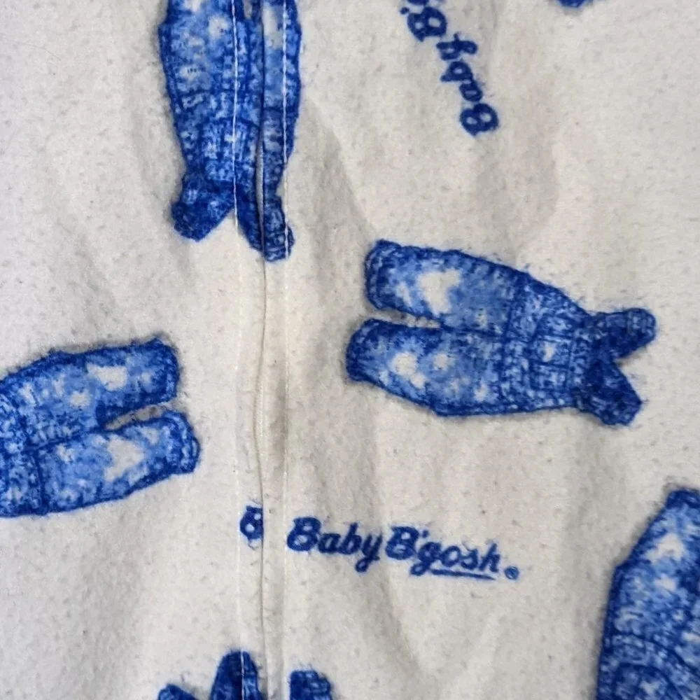 Vintage OshKosh B'gosh Baby One Piece Sleeper Fleece‎